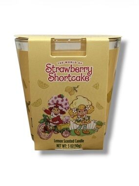 The World Of Strawberry Shortcake Lemon Meringue Scented Candle - NWT